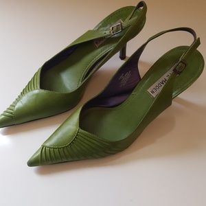 Steve Madden Green Cherish heels sz 7M